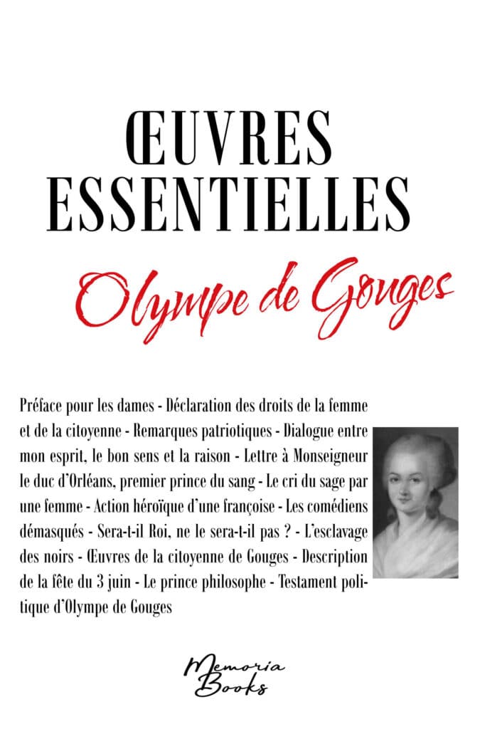 Les œuvres essentielles d’Olympe de Gouges - JDH Éditions